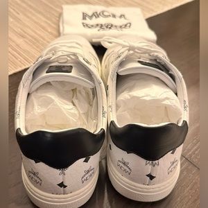 Brand new men’s MCM sneakers black & white